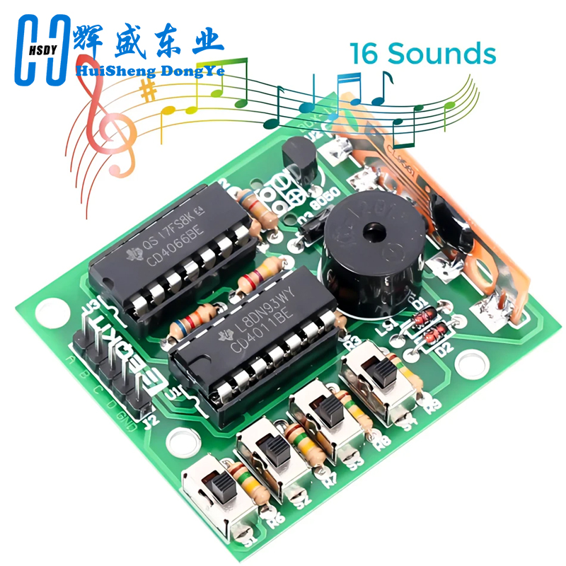 Diy Electronics Learning Kit - 16 Musik-Soundbox BOX-16 Board 16-Ton-Elektronikmodul DIY