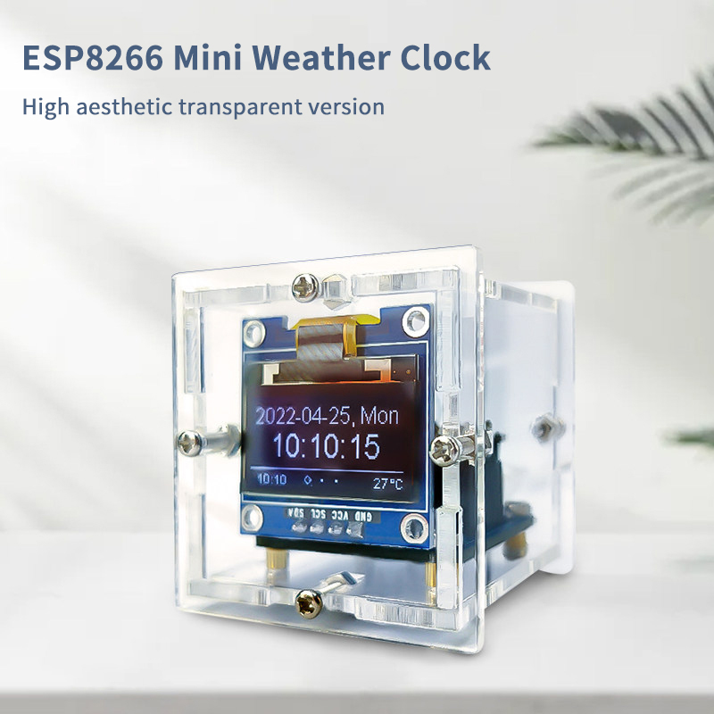 ESP8266 Mini-Wetteruhr-Bausatz – Diy Electronics Project Kit Bewertung und Preis