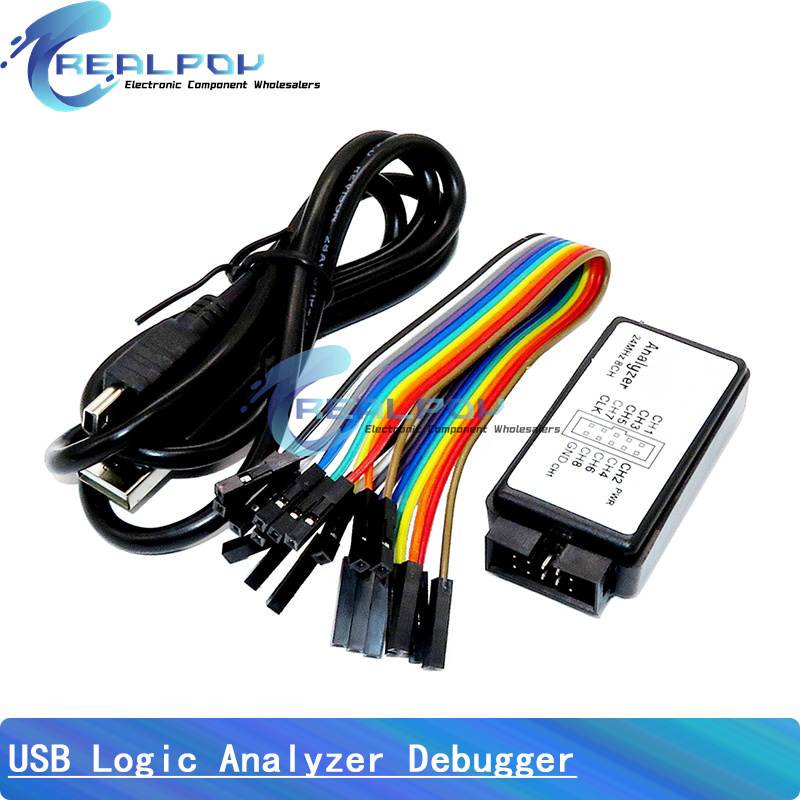 USB-Logikanalysator 24 MHz 8 K – Logic Analyzer Usb Bewertung und Preis