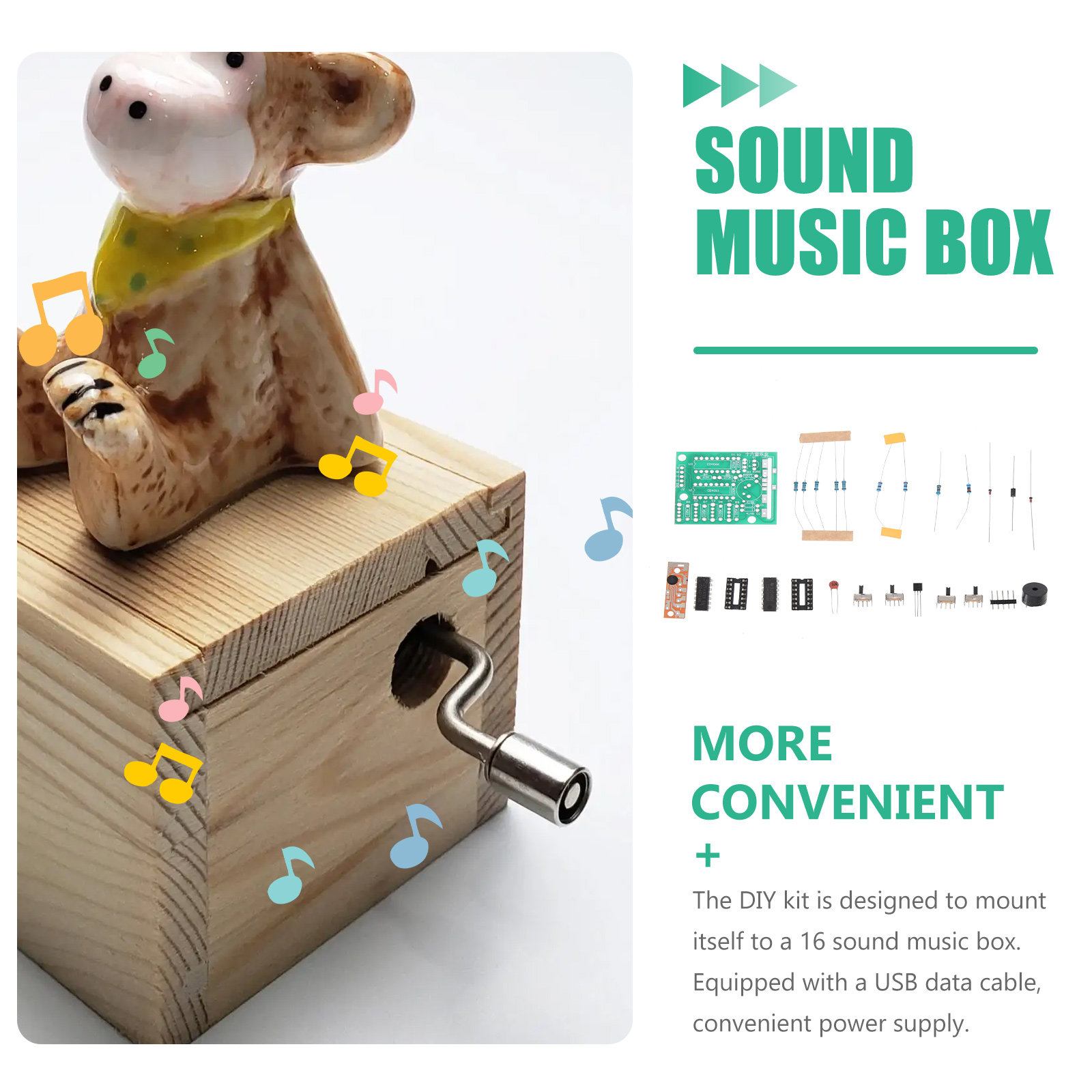 1 Set DIY Musikbox Elektronisc – Diy Electronics Box Bewertung und Preis